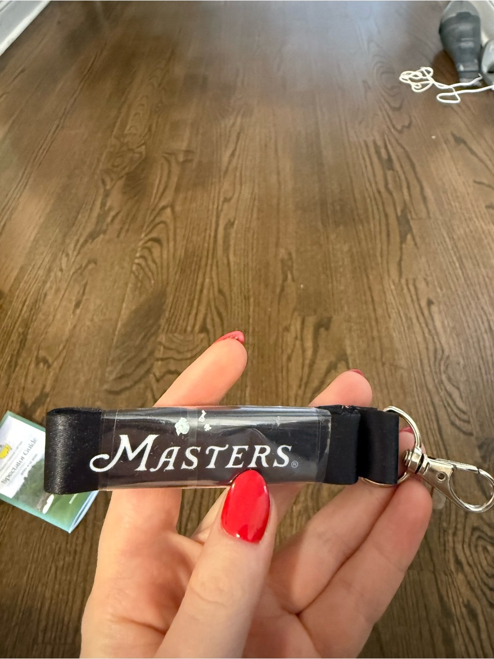 Masters Black Lanyard